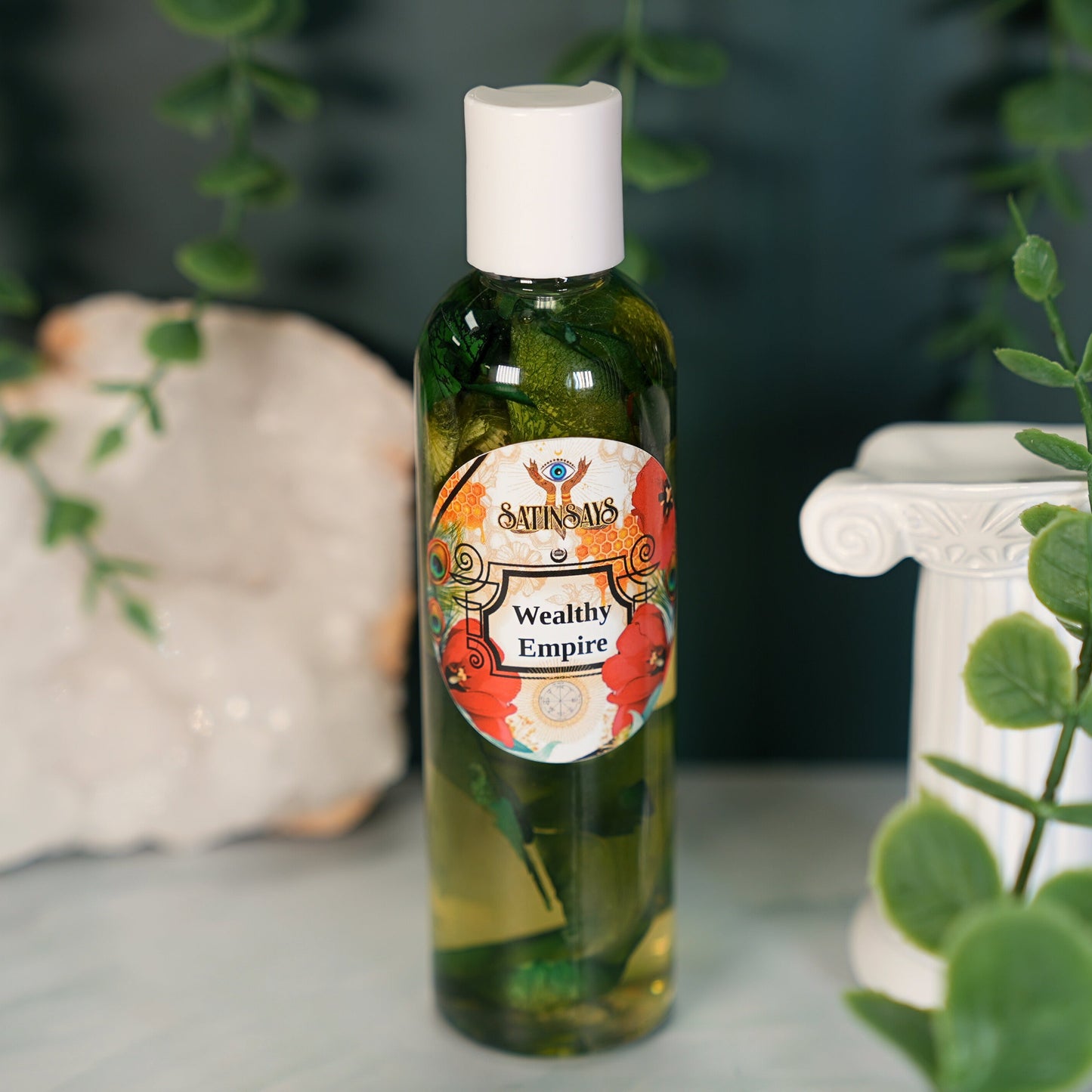 Satin's Blessed© Spiritual Body Oil: Wealthy Empire