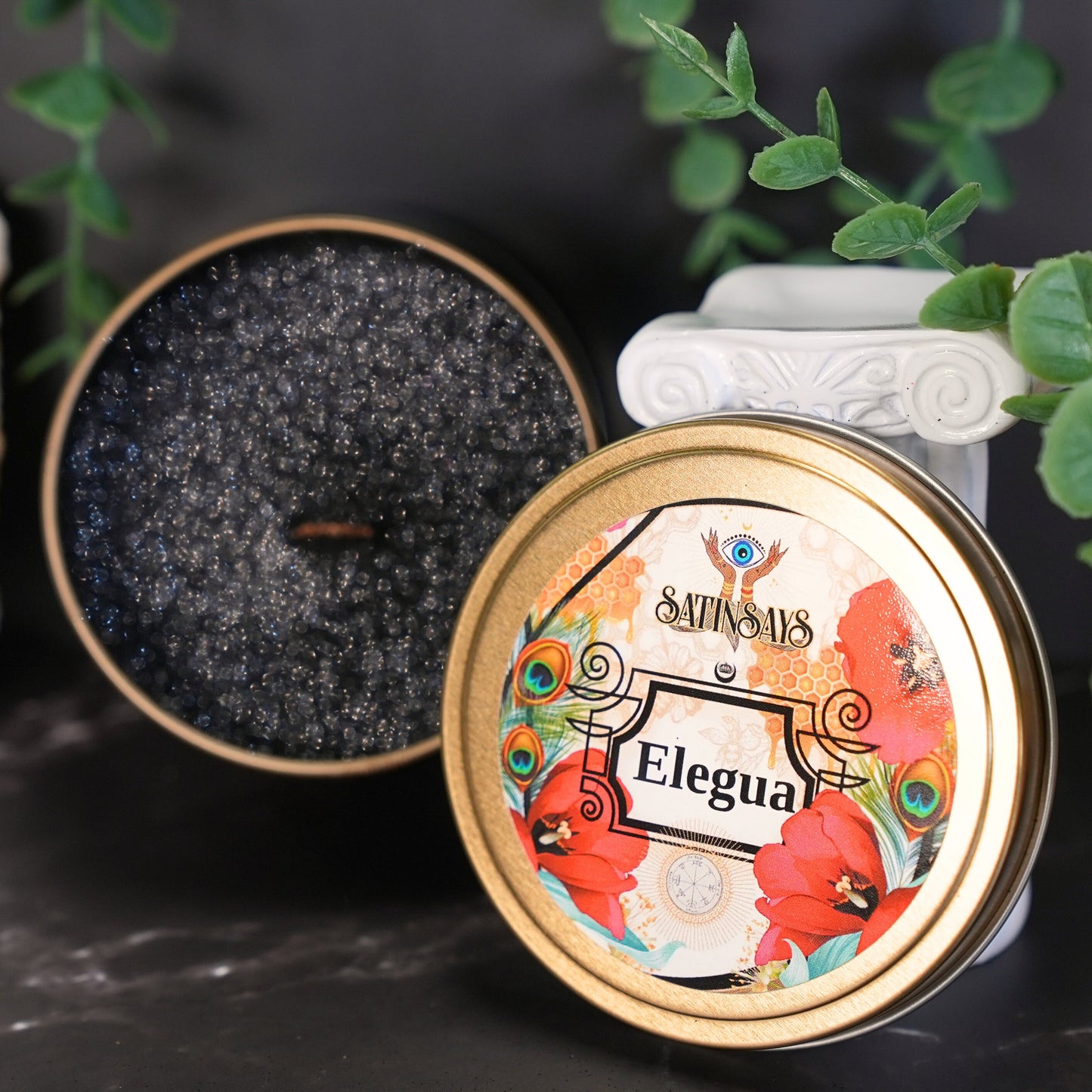 Satin's Blessed© Fixed Candle: Elegua