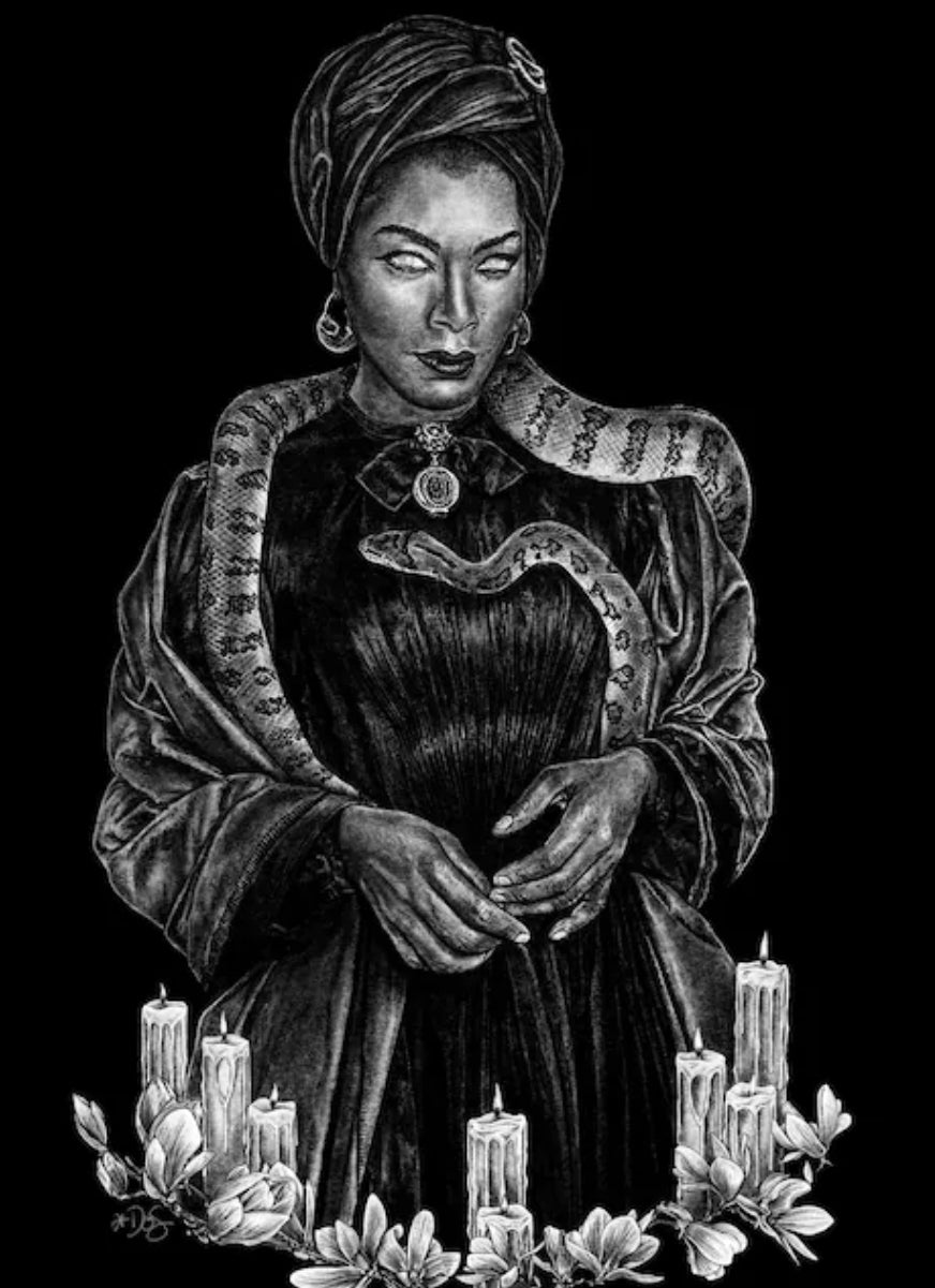 SatinSays: Marie Laveau POTENT conjure Candle 🔥