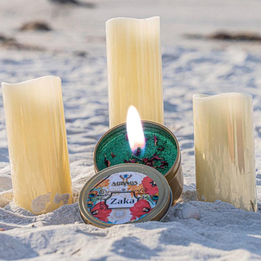 Satin's Magickal© Fixed Candle: Power of Zaka 🏡