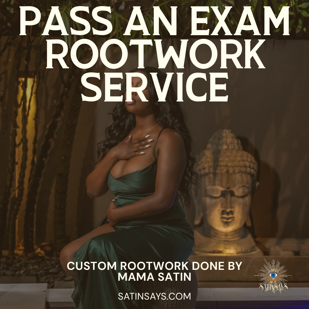 Advanced Rootwork Service | Custom 'Pass An Exam' Ritual