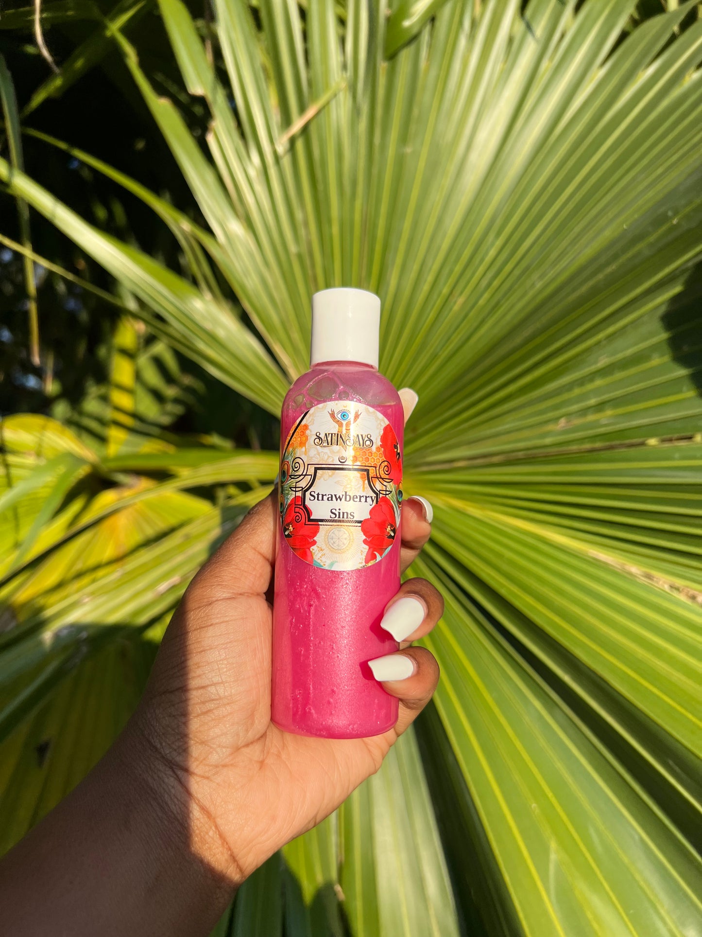 Satin's Magick Potion© Luxury BODY WASH: Strawberry Sins