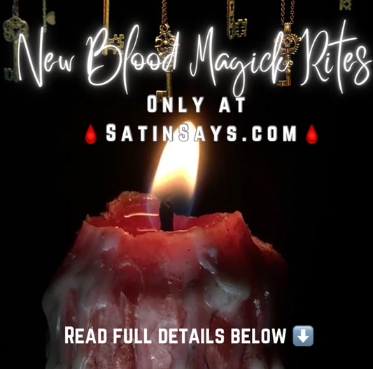 🎉NEW ROOTWORK SERVICE: SatinSays.com Blood Magick Collection 🩸(does not ship, no refund, read below))