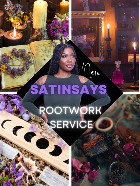 Book RootWork SERVICE with Mama Satin (services do not ship/no refund after booking, read below)