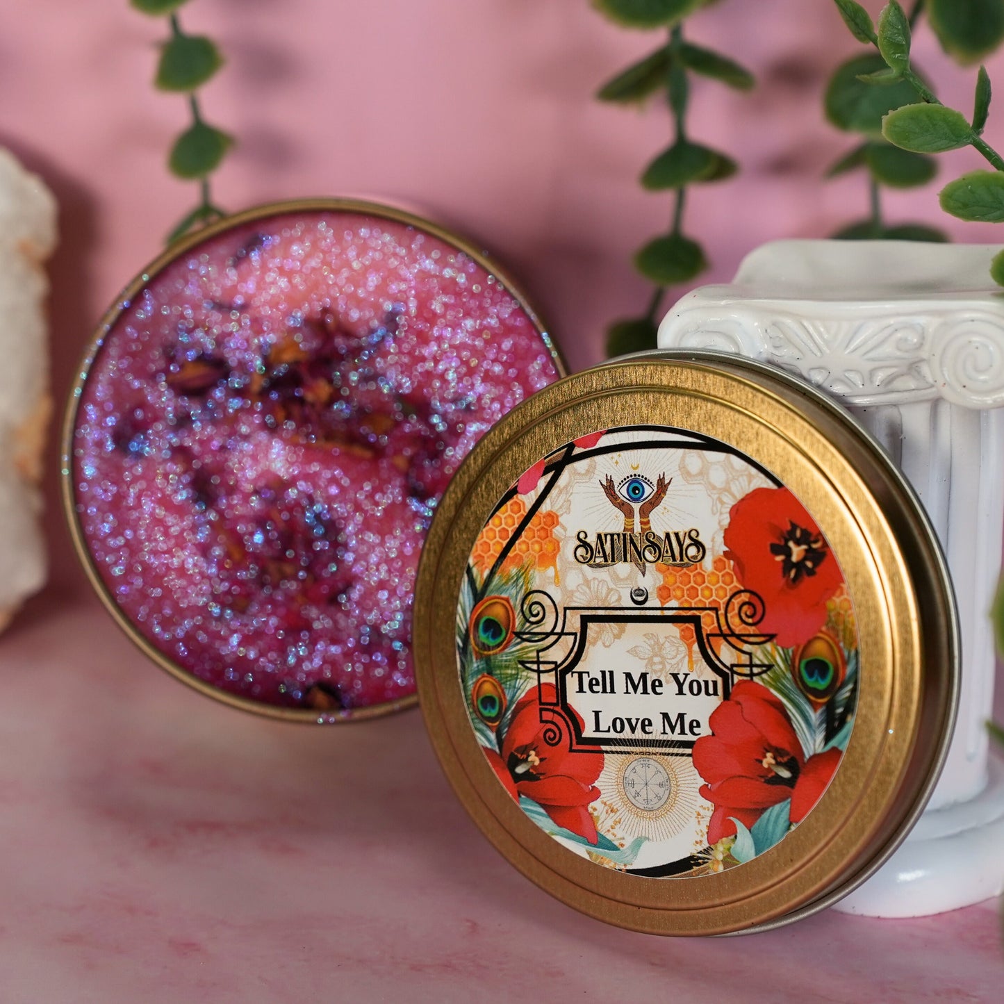 Satin's Blessed© Fixed Candle: Tell Me You Love Me