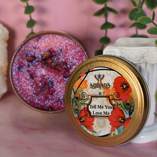 Satin's Blessed© Fixed Candle: Tell Me You Love Me