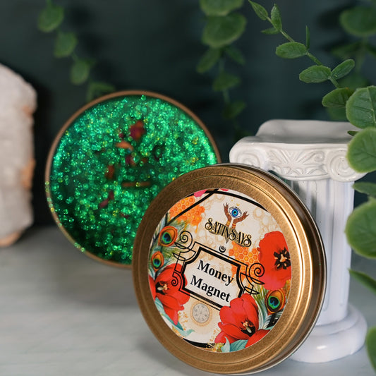 Satin's Blessed© Fixed Candle: Money Magnet