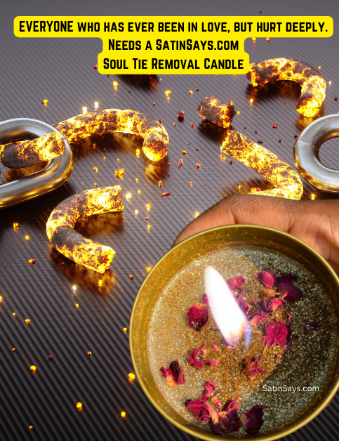 Satin's Magickal© Fixed Candle: Soul Tie Removal