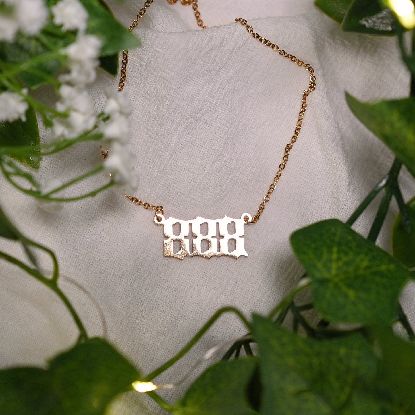 Satin's Blessed© Spiritual Necklace: Angel Numbers
