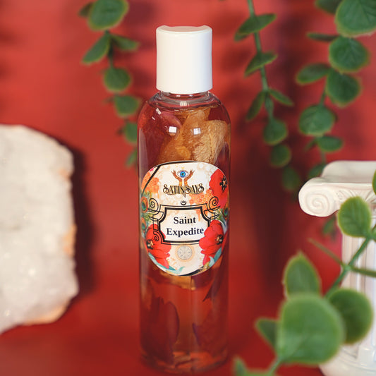 Satin's Blessed© Spiritual Body Oil: Saint Expedite