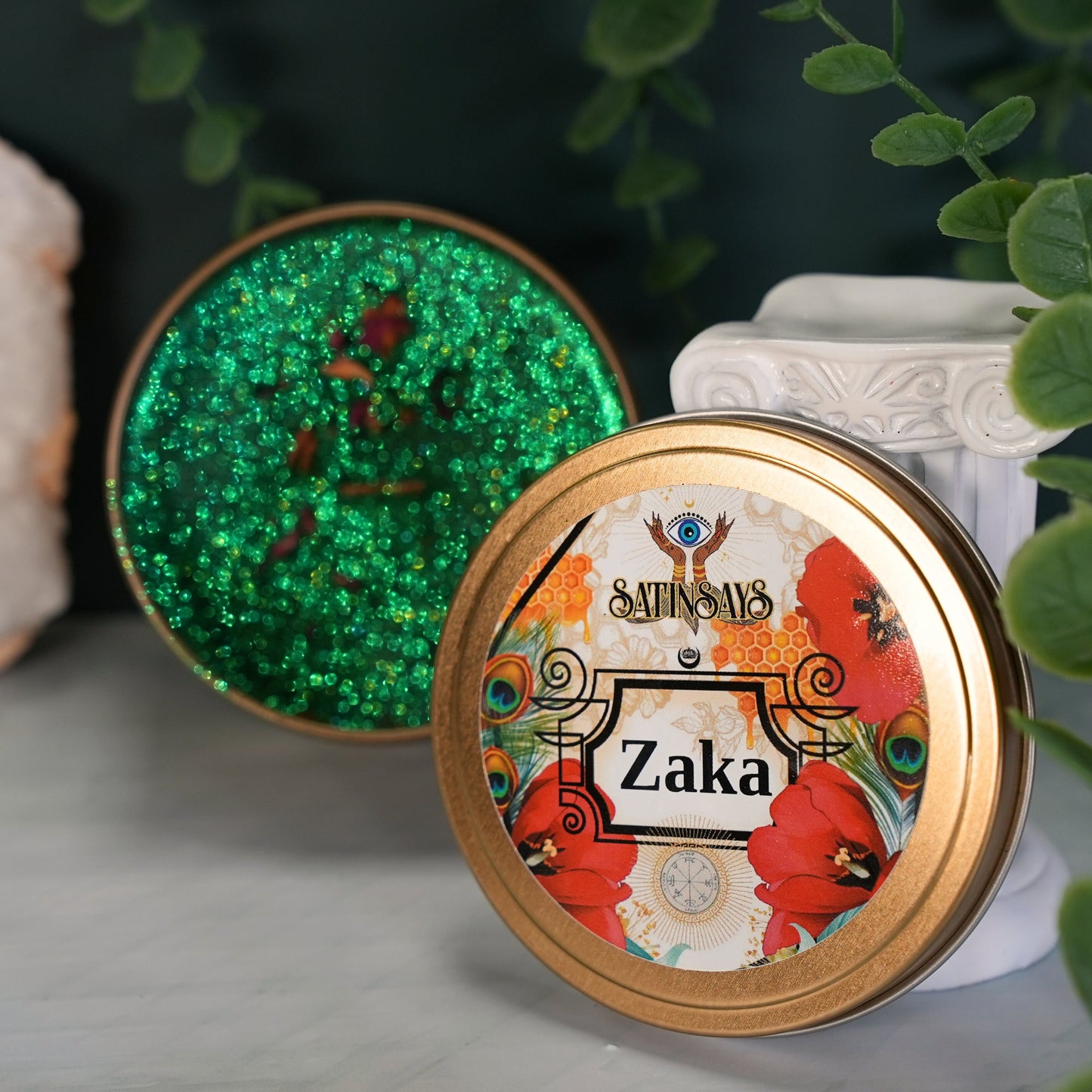 Satin's Blessed© Fixed Candle: Power of Zaka