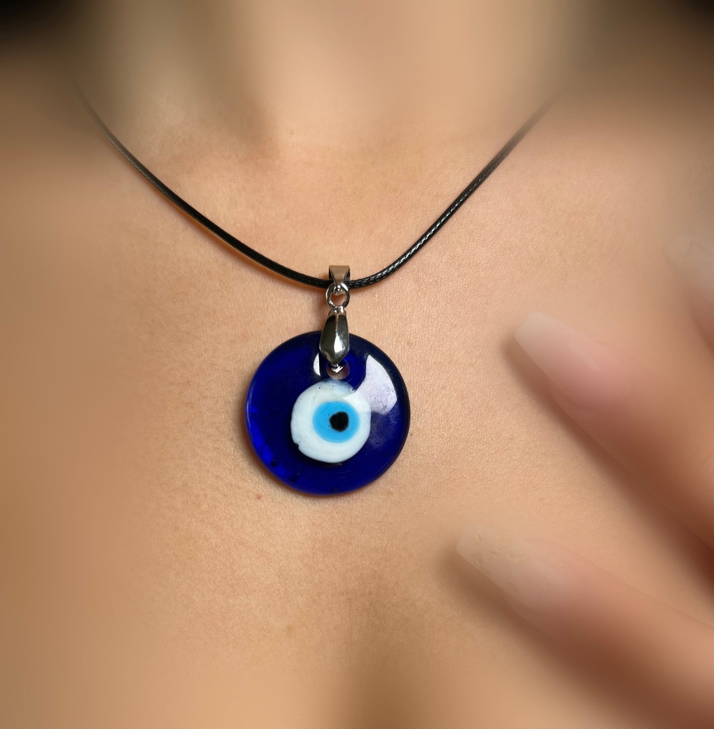 SatinSays Jewelry: Evil Eye Protection Necklace