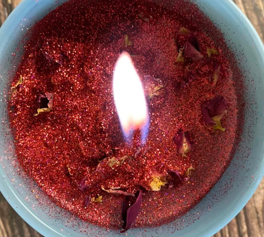 Satin's Magickal© Fixed Candle: Santa Muerte
